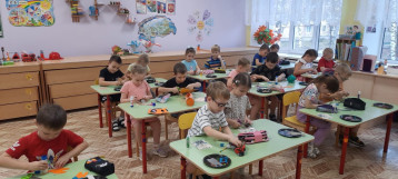 Конструирование из картона на тему "Котик" Конструирование из картона на тему "Котик".